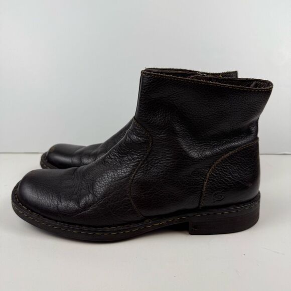 Born Men’s Ward Dark Brown Leather Ankle Boots Size 11.5 main image 13